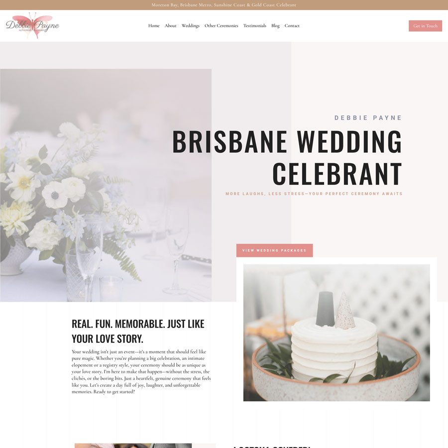 Debbie Payne – Brisbane Wedding Celebrant