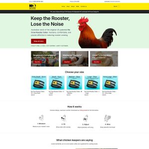 No Crow Rooster Collars