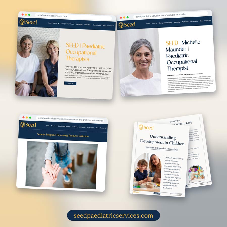 Website Editing & Resource Design for SEED Paediatric Services